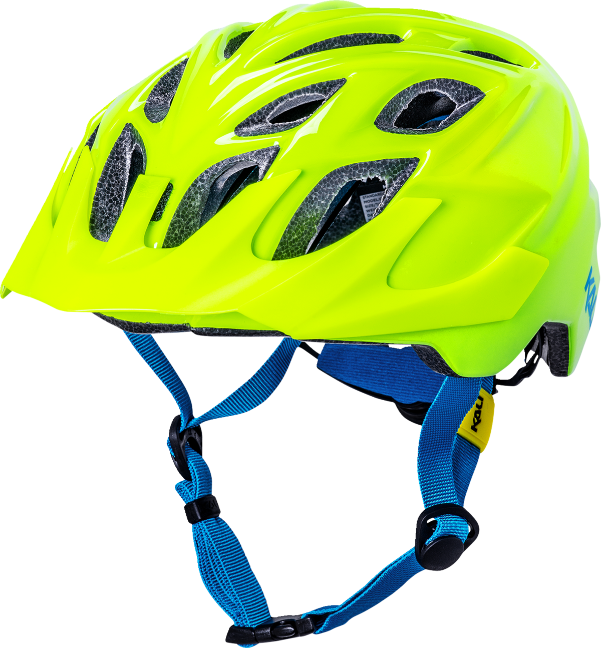 KALI Youth Chakra Bicycle Helmet - Gloss Neon Yellow 0220922122