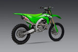 Escape completo de acero inoxidable Yoshimura KX450F 2024 RS-12, con silenciador de acero inoxidable 244730S320 