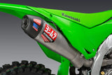 Escape completo de acero inoxidable Yoshimura KX450F 2024 RS-12, con silenciador de acero inoxidable 244730S320 