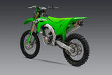 Escape completo de acero inoxidable Yoshimura KX450F 2024 RS-12, con silenciador de acero inoxidable 244730S320 