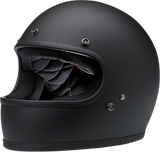 BILTWELL Gringo Motorcycle Helmet - Flat Black - Small 1002-201-102