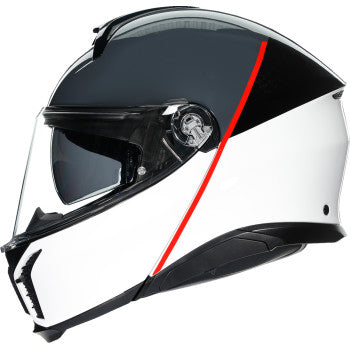 AGV Tourmodular Motorcycle Helmet - Balance - White/Gray/Red - Large 211251F2OY00214