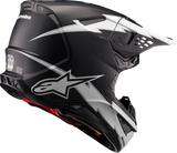 ALPINESTARS Supertech M10 Motorcycle Helmet - Ampress - MIPS® - Matte Black/White - Large 8300823-1121-L