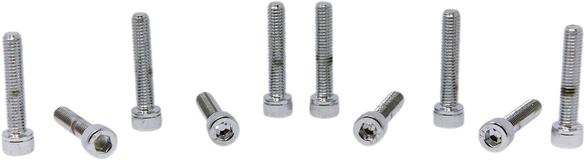 DRAG SPECIALTIES Bolts - Socket-Head - Knurled - 10-32 x 1" MPB204