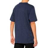 100% Youth Icon T-Shirt - Navy - Small 20001-00012