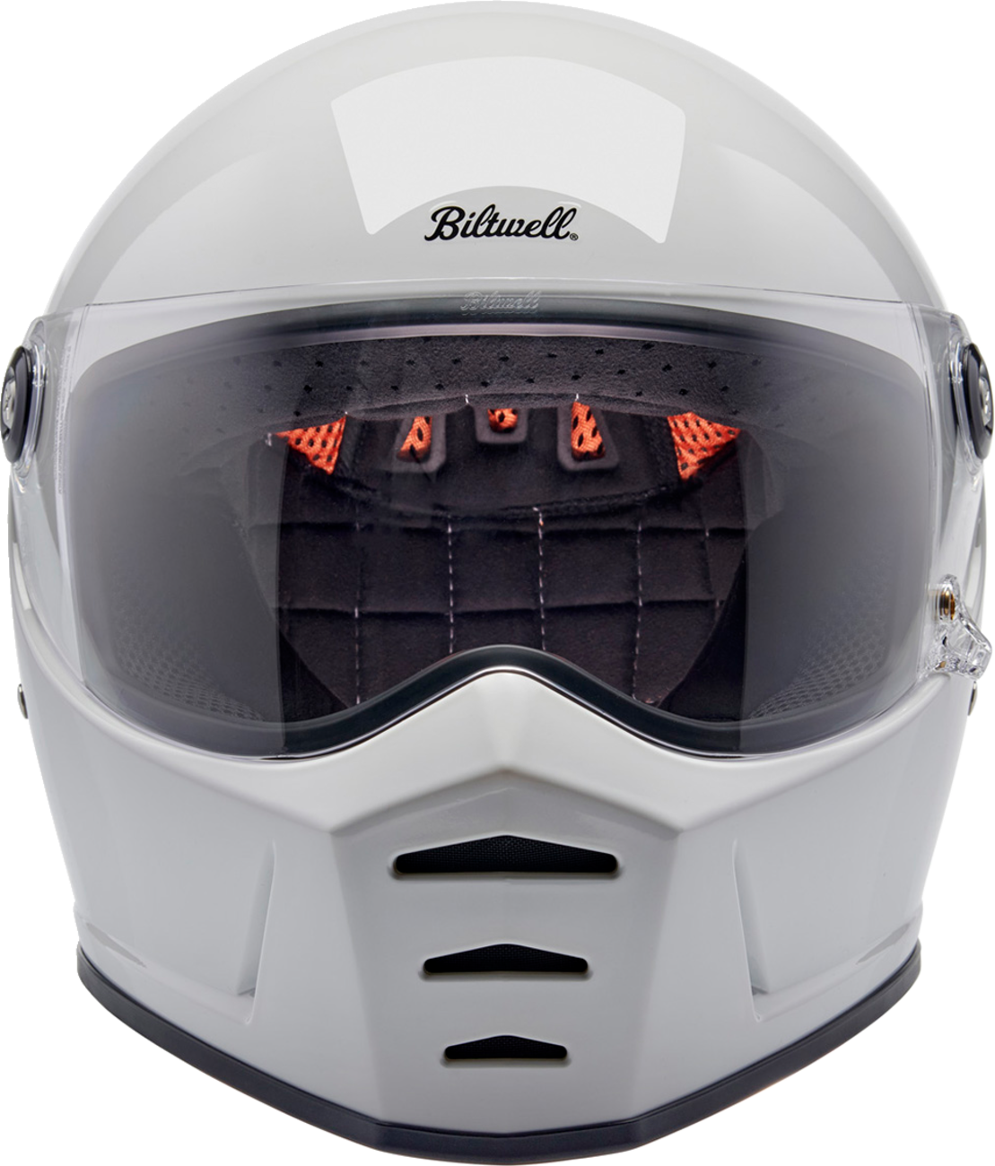 BILTWELL Lane Splitter Helmet - Gloss White - 2XL 1004-104-506