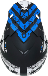 AFX FX-17 Motorcycle Helmet - Attack - Matte Black/Blue - 4XL 0110-7644