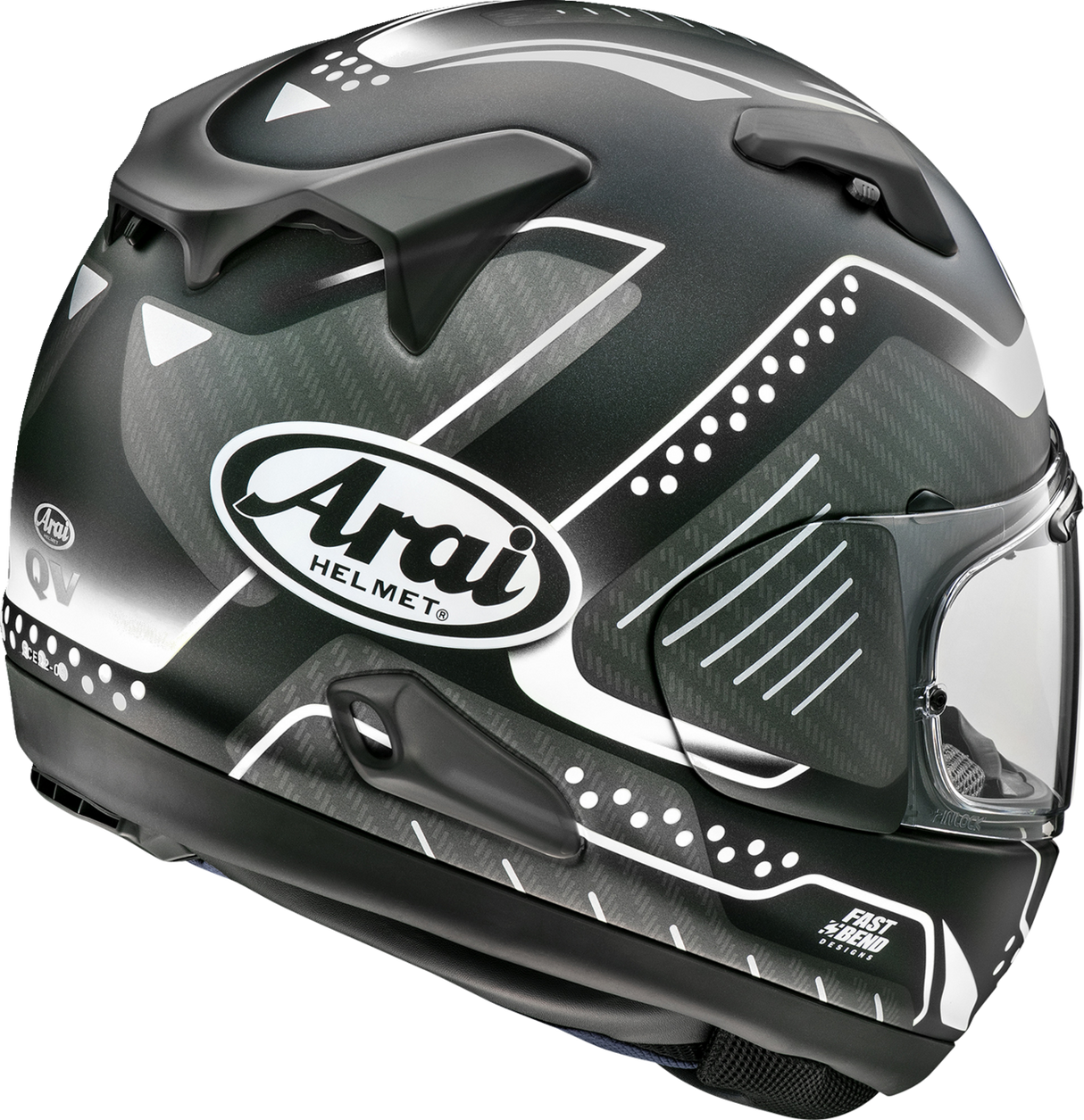 ARAI Quantum-X Motorcycle Helmet - Drone - Black Frost - 2XL 0101-15760