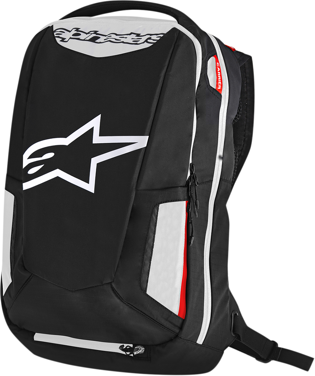 ALPINESTARS City Hunter Backpack - Black/White/Red 6107717-123