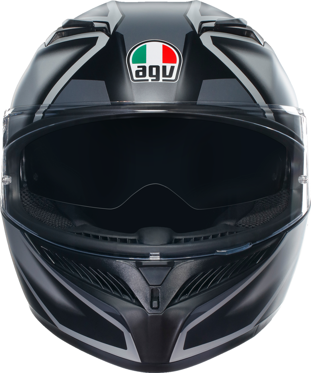 AGV K3 Motorcycle Helmet - Compound - Matte Black/Gray - XL 2118381004008XL