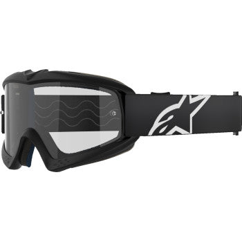 ALPINESTARS Goggles Youth Vision Goggles - Corp - Black - Clear 5140125-1425