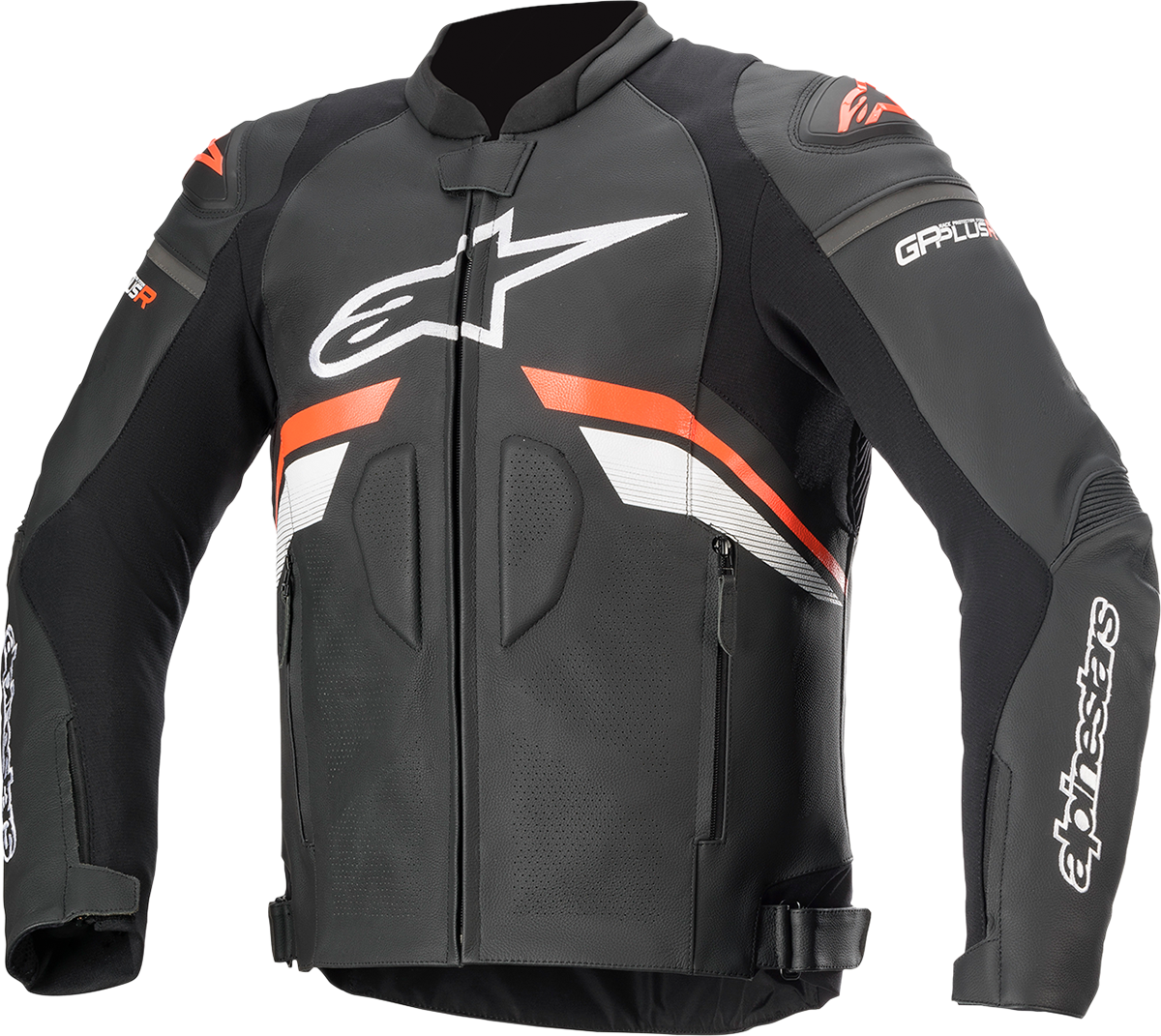 ALPINESTARS GP Plus R v3 Leather Jacket - Black/Red/White - US 40 / EU 50 3100620-1321-50