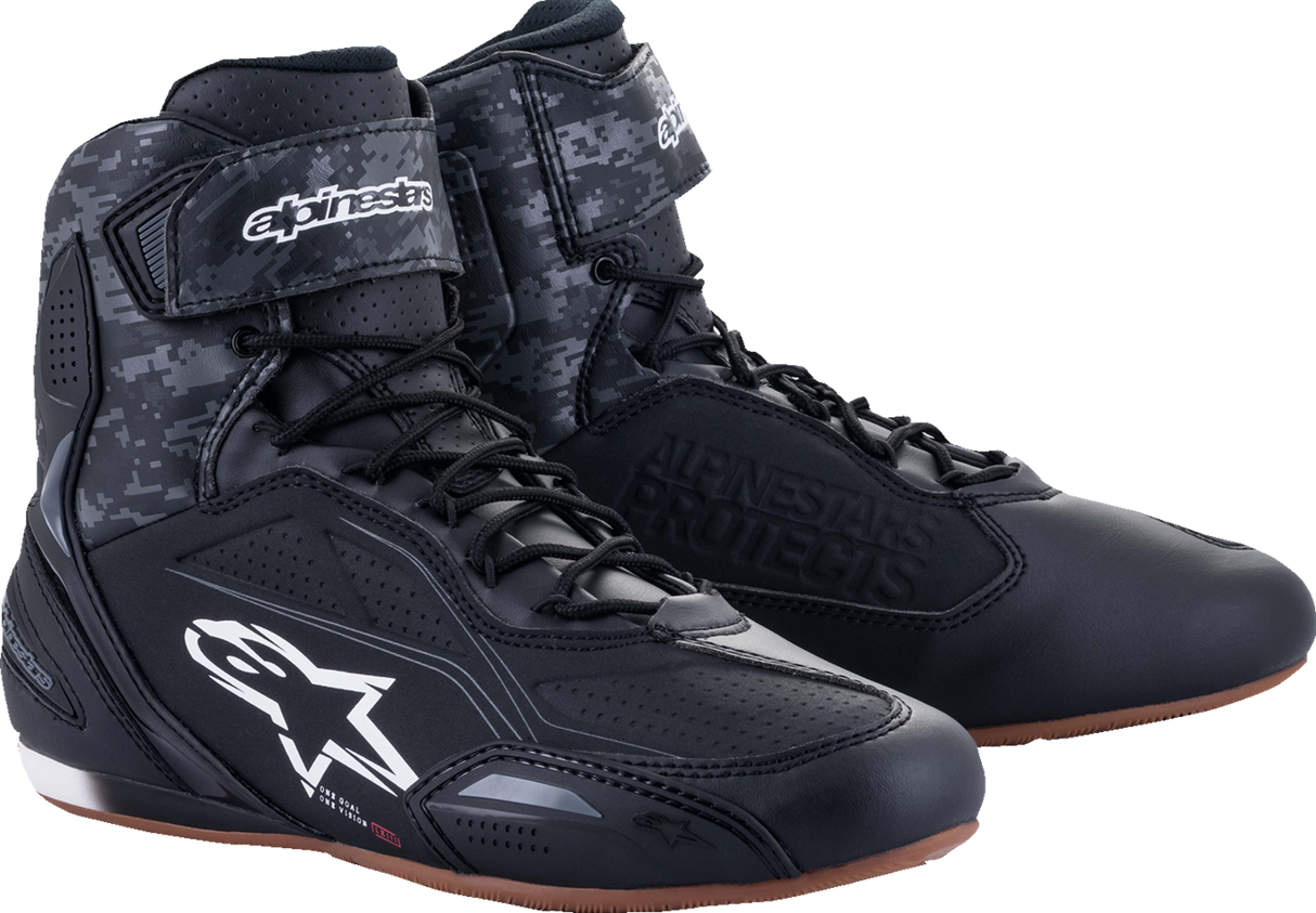 ALPINESTARS Faster-3 Shoes - Black/Gray - US 11 2510219118211