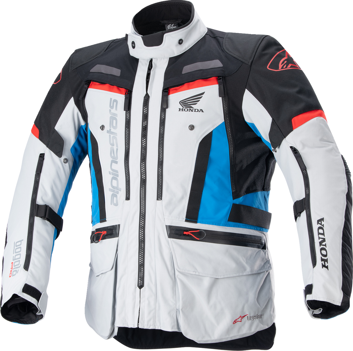 ALPINESTARS Honda Bogotà Pro Drystar® Jacket - Gray/Black/Red/Blue - 3XL 3206723-9173-3X