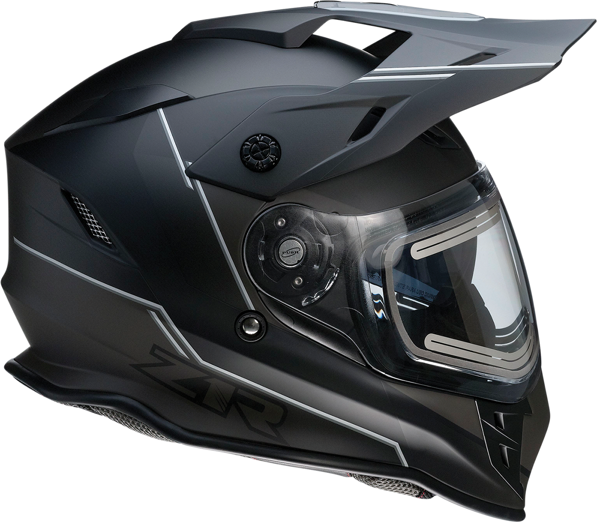 Z1R Range Motorcycle Helmet - Bladestorm - Black/White - Medium 0101-14049