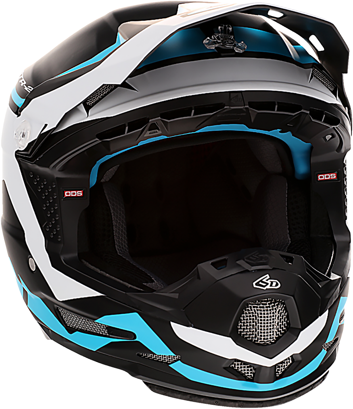 6D ATR-2Y Motorcycle Helmet - Drive - Cyan - Large 11-6302