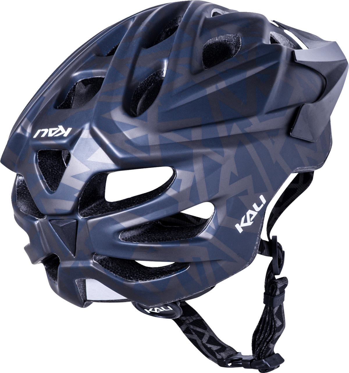 KALI Youth Chakra Plus Bicycle Helmet - Pyramid - Matte Teal 0221421122