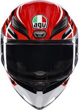 AGV K1 S Motorcycle Helmet - Lion - Black/Red/White - Small 2118394003-035-S