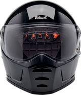 BILTWELL Lane Splitter Motorcycle Helmet - Gloss Black - Small 1004-101-502