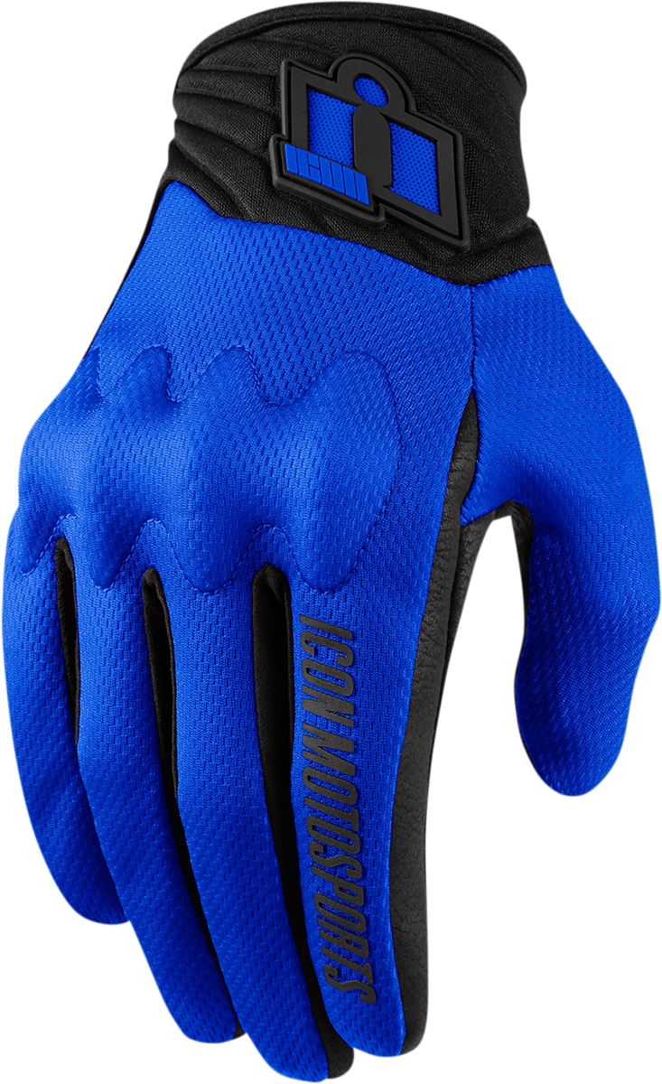 ICON Anthem 2 CE™ Gloves - Blue - Medium 3301-3678