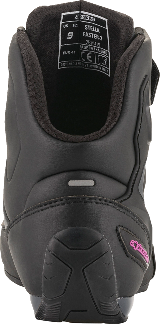 ALPINESTARS Women Stella Faster-3 Shoes - Black/Pink - US 6.5 251041910397