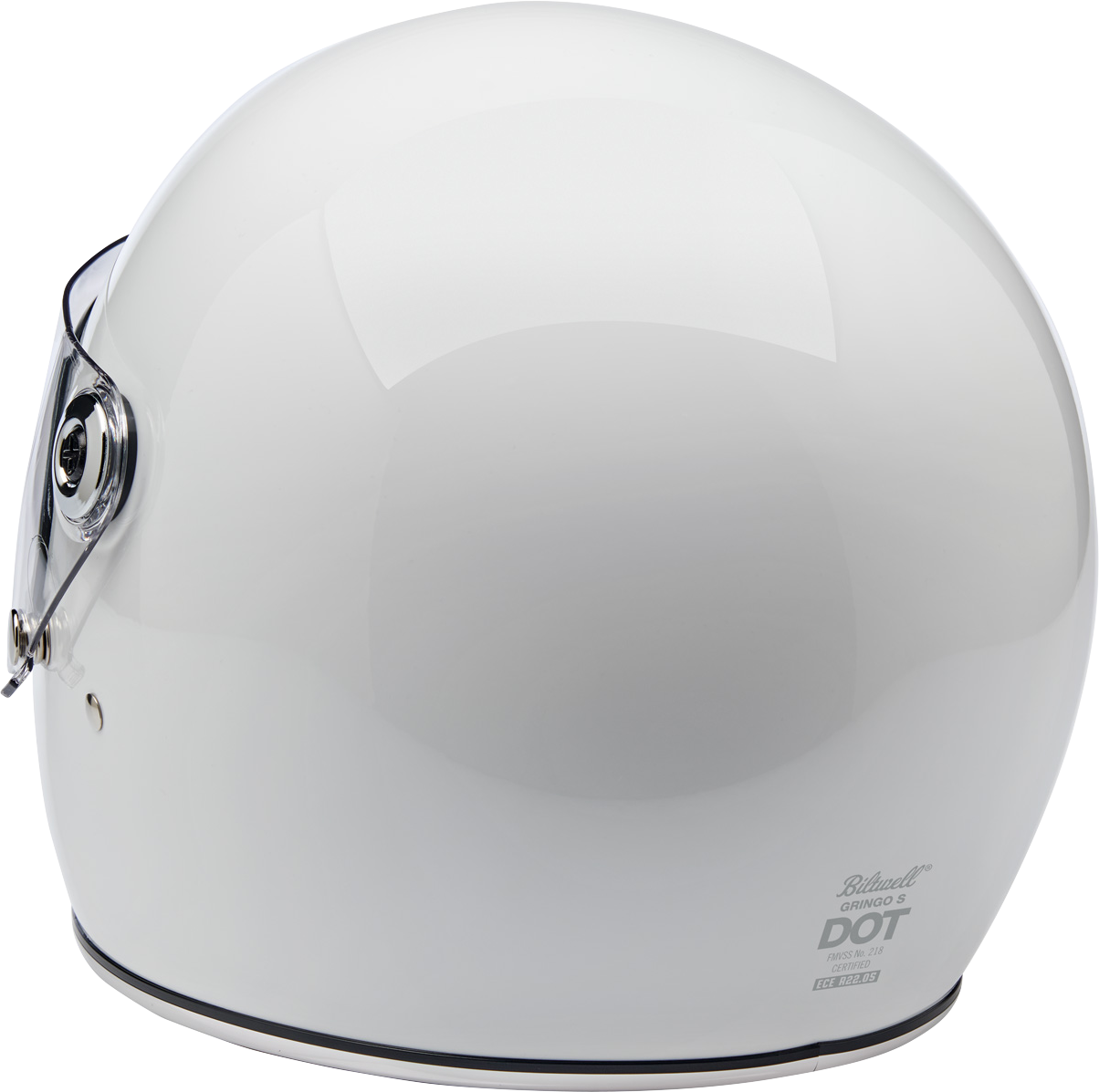 BILTWELL Gringo S Motorcycle Helmet - Gloss White - XS 1003-804-101