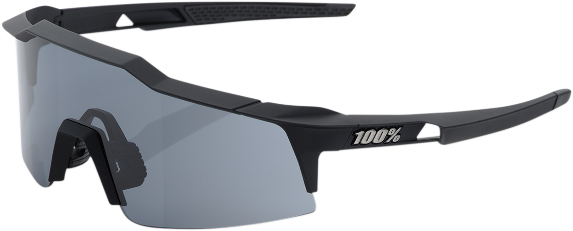 100% Speedcraft XS Sunglasses - Black - Smoke 60009-00000