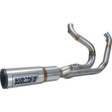 VANCE & HINES 2-into-1 High Output Exhaust System - Brushed - Touring 27321-22