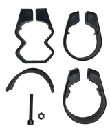 Espejo MOOSE UTILITY - Elite Pro - Vista lateral - Octágono - Negro MEMIRKIT-ES2CCS