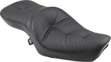 DRAG SPECIALTIES Low Profile Double Bucket Pillow Seat - XL NO RUBBER BUMPERS 0804-0626