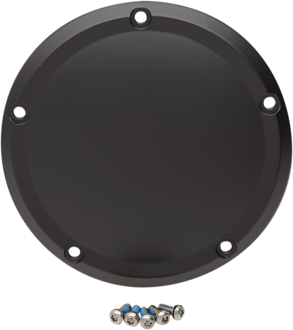 DRAG SPECIALTIES Derby Cover - Matte Black D33-0110MB