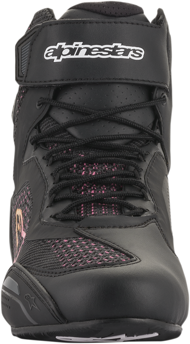 ALPINESTARS Women Stella Faster-3 Rideknit Shoes - Black/Yellow/Pink - US 6 251052014396