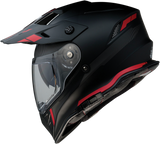 Z1R Range Motorcycle Helmet - Uptake - Black/Red - Medium 0140-0015