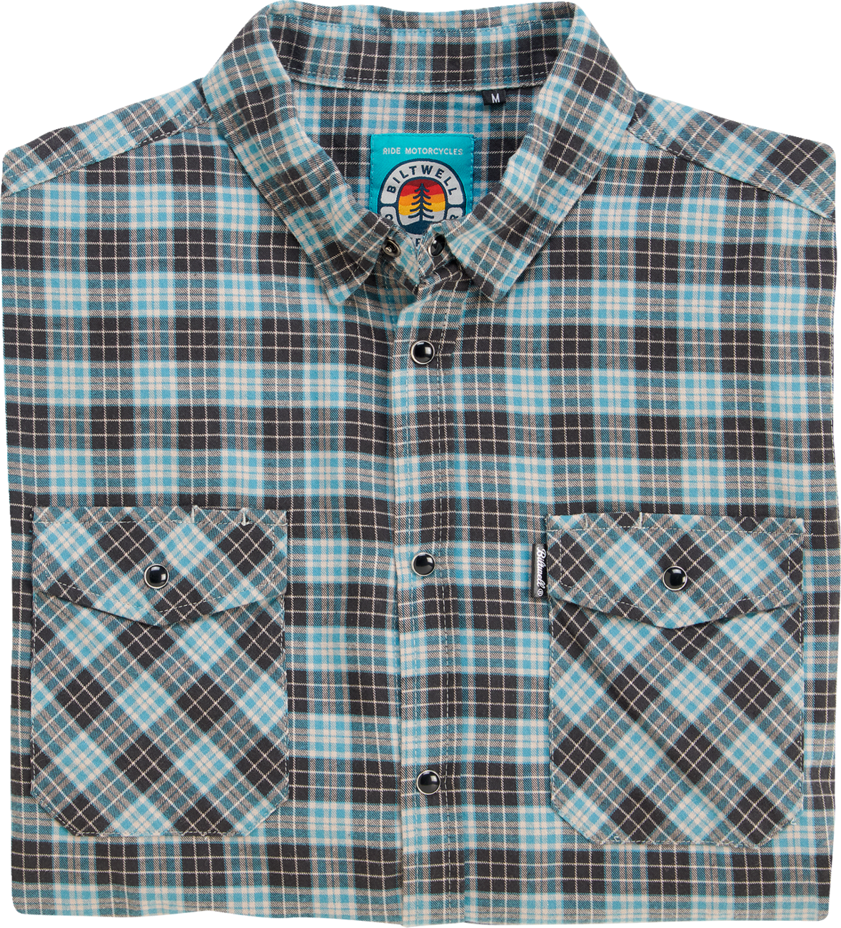 BILTWELL Pacific Flannel Shirt - Large 8145-069-004