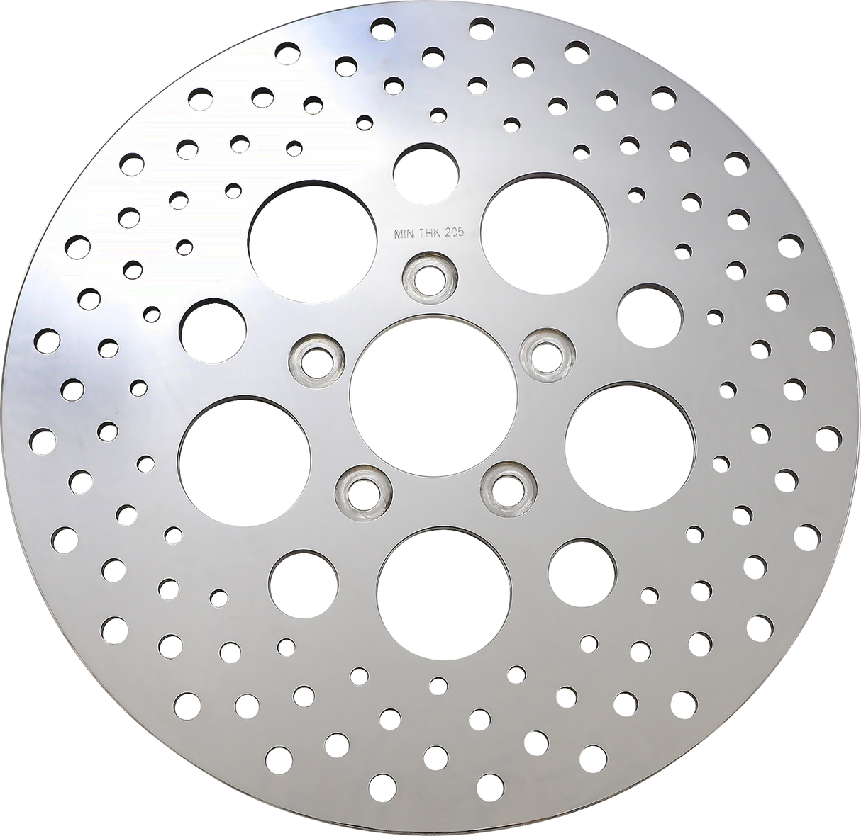 DRAG SPECIALTIES Drilled Brake Rotor - Rear - 11.5" - Harley-Davidson N/F 11-18 XL 08-13 XR 060186ASP-BC648