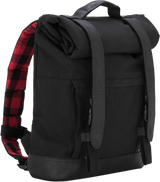 BURLY BRAND Roll Top Backpack - Black B15-1020B