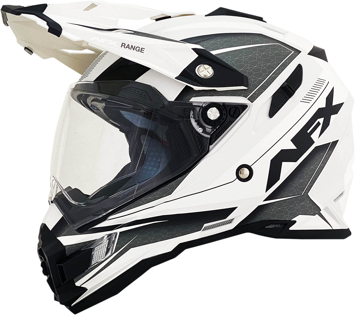 AFX FX-41 Motorcycle Helmet - Range - Matte White - Medium 0140-0077