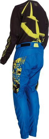 MOOSE RACING Youth Agroid Mesh Jersey - Black/Blue/Hi-Vis - XL 2912-2168