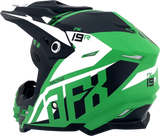 AFX FX-19R Motorcycle Helmet - Racing - Matte Green - Large 0110-7080