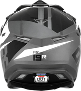 AFX FX-19R Motorcycle Helmet - Racing - Frost Gray - Medium 0110-7074