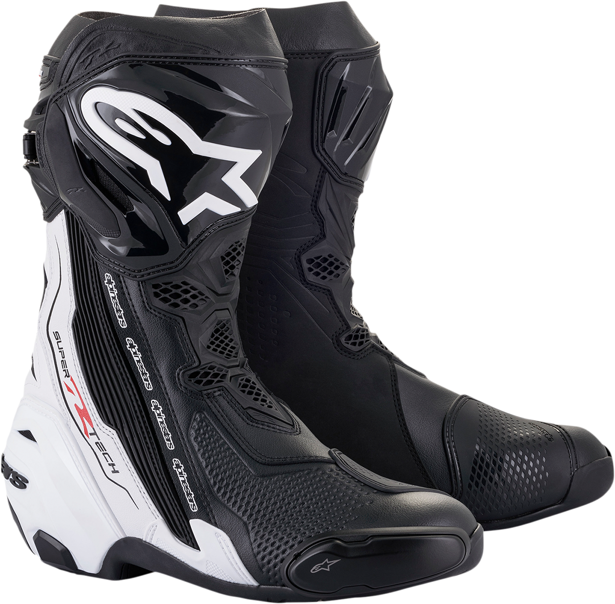 ALPINESTARS Supertech R Boots - Black/White - US 8 / EU 42 2220021-12-42