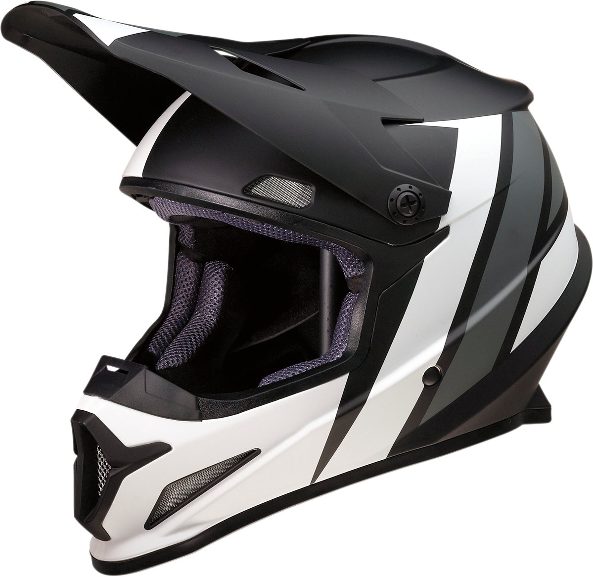 Z1R Rise Motorcycle Helmet - Evac - Matte White/Black/Gray - XS 0110-6666