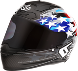 6D ATS-1R Motorcycle Helmet - Patriot - Red/White/Blue - Small 30-0695