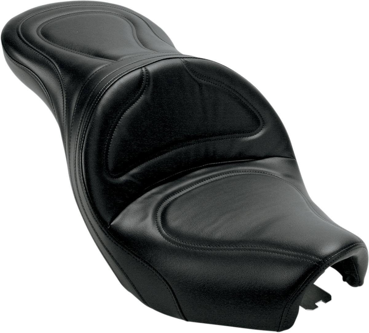 SADDLEMEN Seat - Explorer - without Backrest - Stitched - Black - VT750 ACE H3050JS