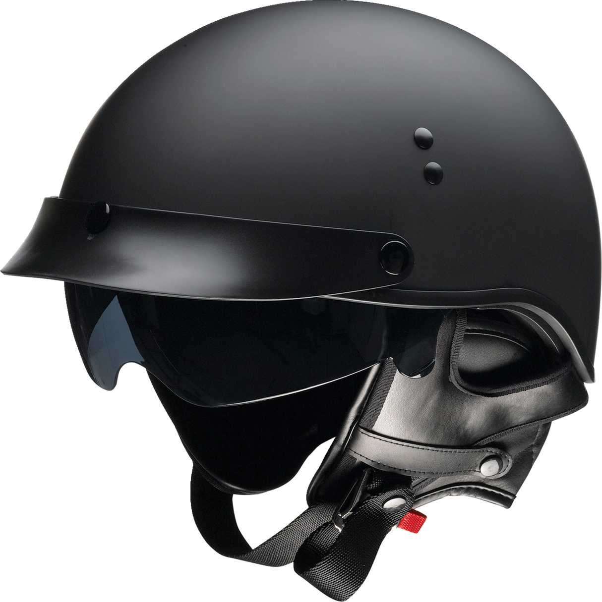 Z1R Vagrant NC Motorcycle Helmet - Flat Black - Large 0103-1375