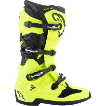 ALPINESTARS Tech 7 Boots - Fluorescent Yellow/Black - US 13 2012025-551-13