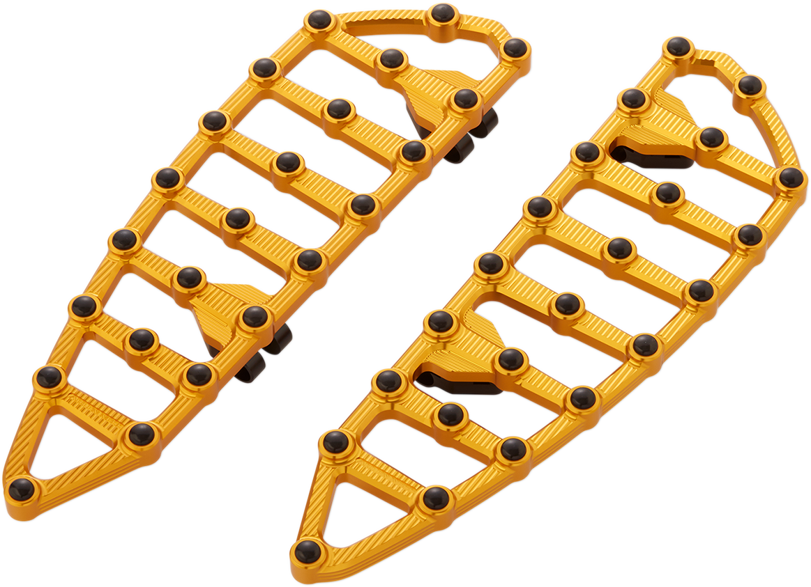 ARLEN NESS MX Driver Floorboards - Gold 06-894