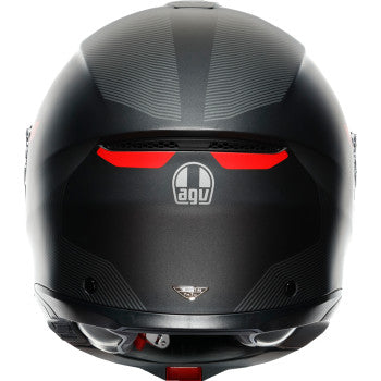 AGV Tourmodular Motorcycle Helmet - Frequency - Matte Gunmetal/Red - Medium 211251F2OY00512