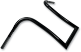 LA CHOPPERS Handlebar - Thick Ape Hanger - 1-1/4" Diameter - 16" Rise - Black LA-7342-16B