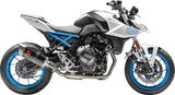 Suzuki GSX-8S 2023-2024, GSX-8R 2024 Exhaust, Akrapovic Racing Full System in Titanium and Carbon Fiber S-S8R1-EEC